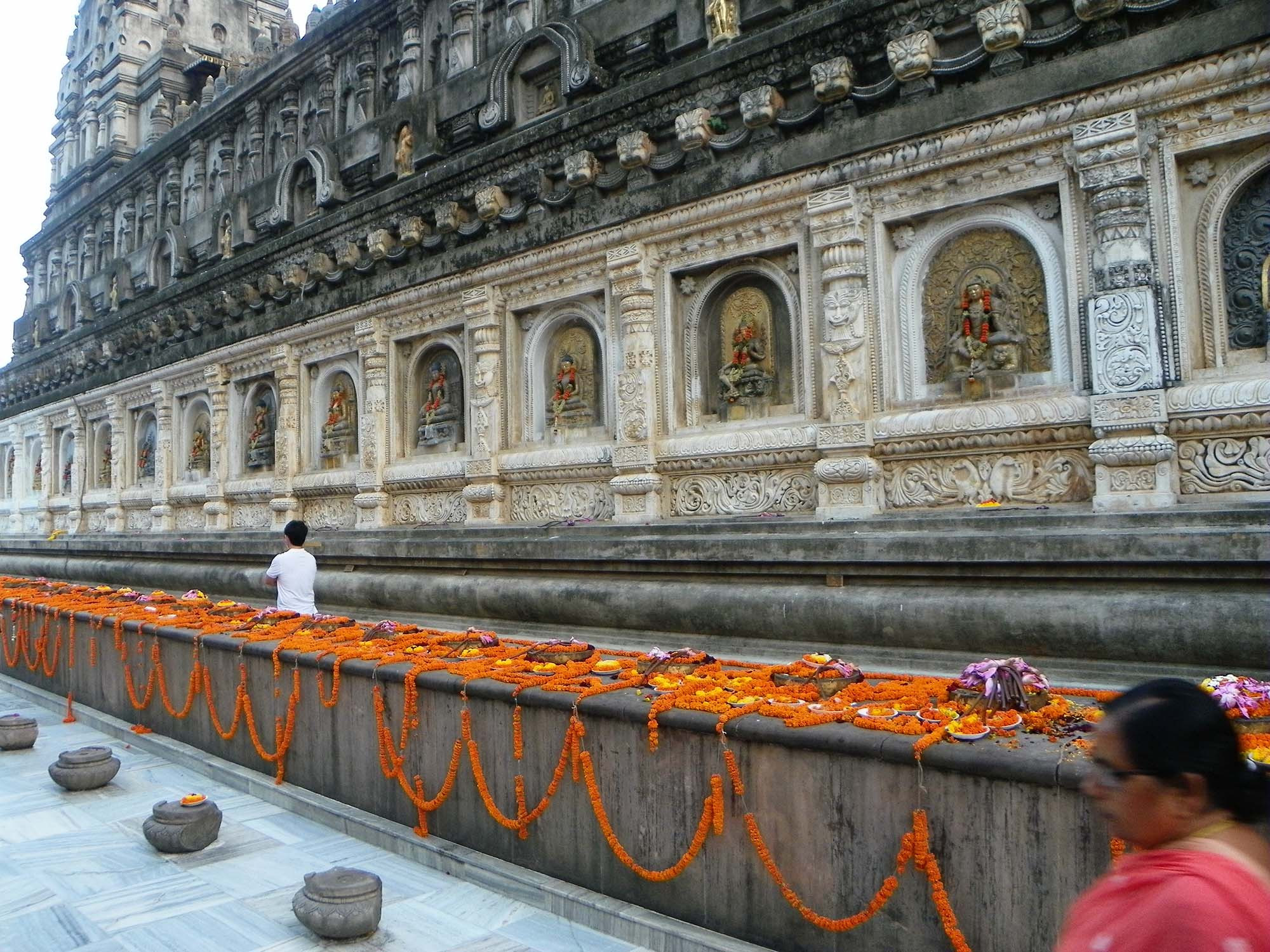 Mahabodhi-Tempel, Bodhgaya, Indien