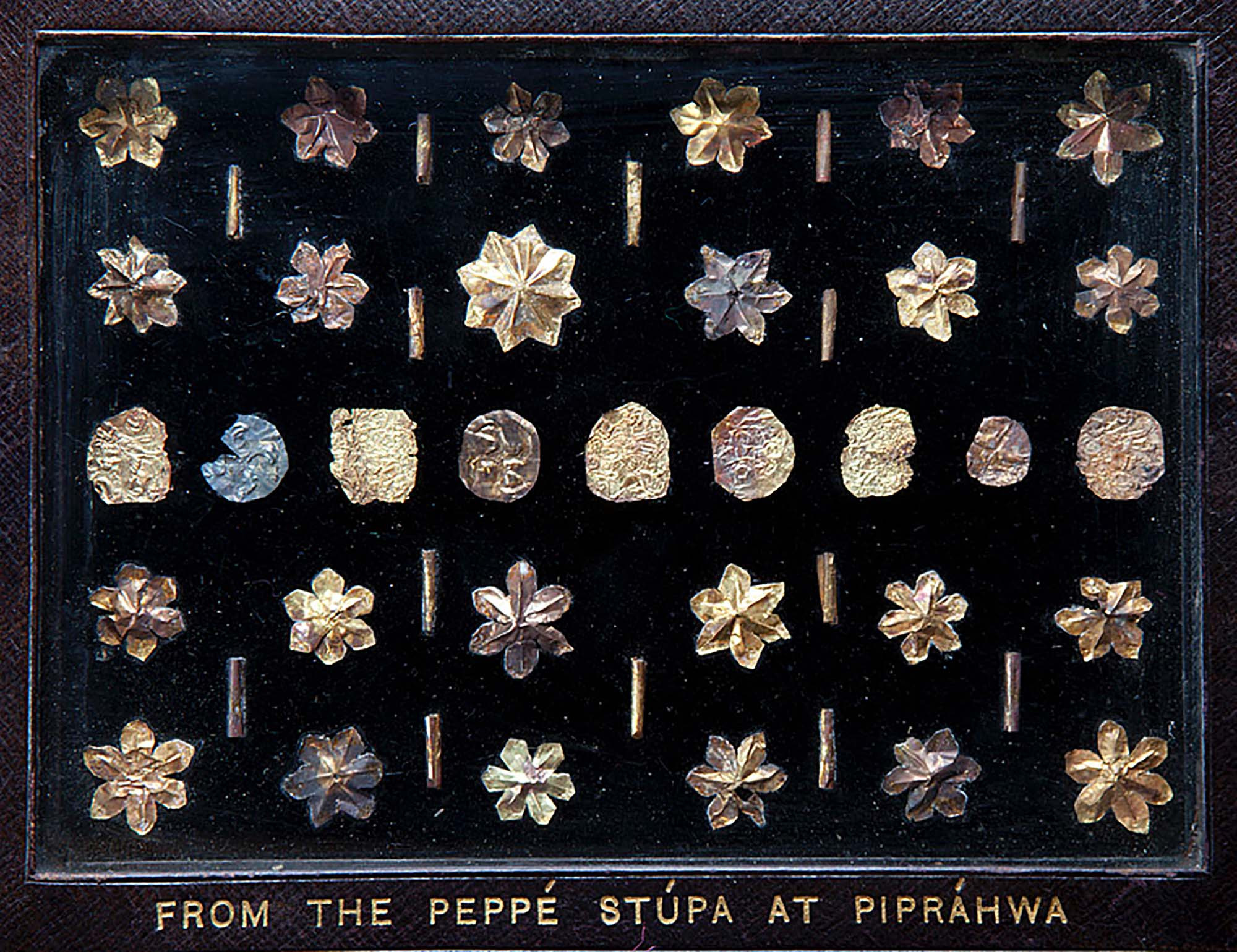 Gemstones, Secondary relics from the Piprahwa stupa
